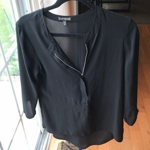 Express XS black blouse (worn once)